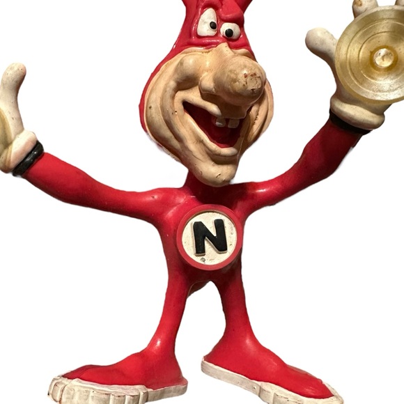 Dominos Pizza Noid Figure Car Window Cling Suction Toy Claymation Vintage 1988 - Picture 3 of 7